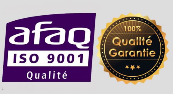 Certifiée ISO 9001 V2008